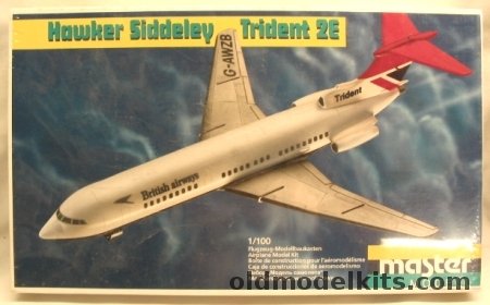 Master Modell 1/100 Hawker Siddeley Trident 2E 'British Airways', 1019 plastic model kit